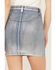 Image #5 - Idyllwind Women's Goldfinch Gypsy High Rise Denim Foiled Skirt, Light Medium Wash, hi-res