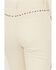 Image #4 - Wonderwest Women's Birch High Rise Studded Slim Bootcut Rigid-Like Stretch Denim Jeans , White, hi-res