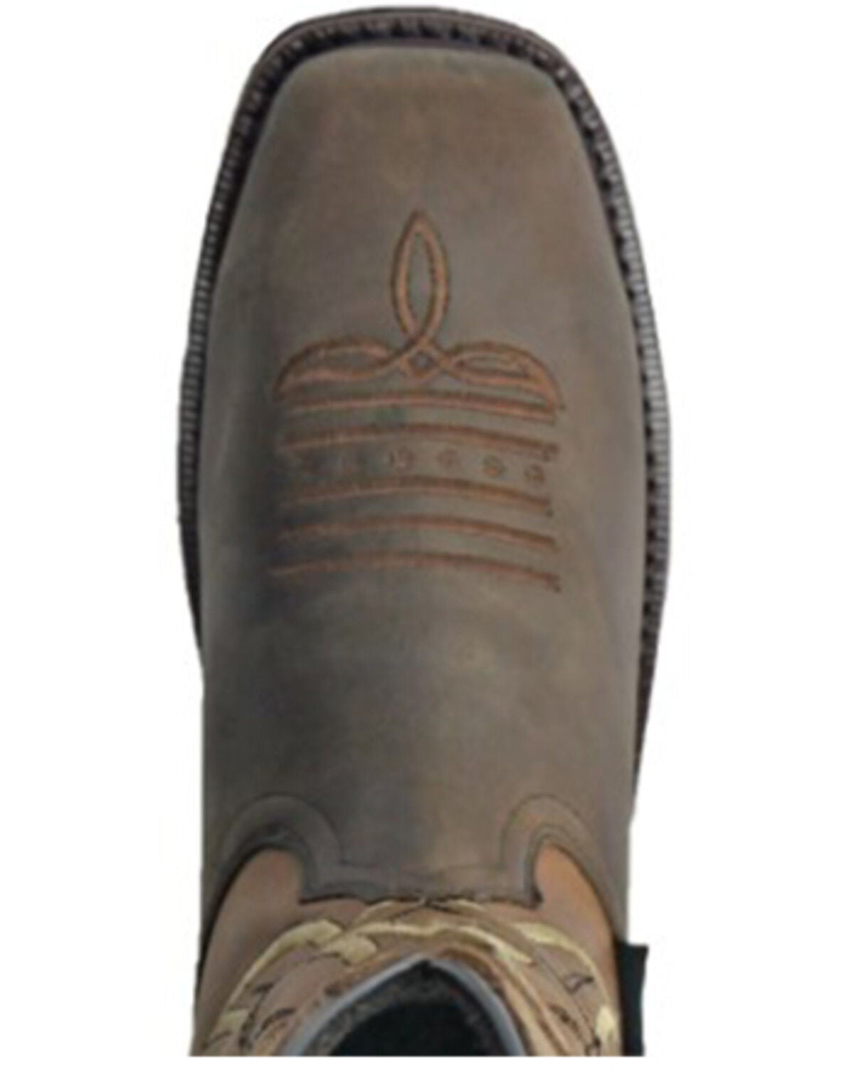 Image #6 - Hoss Men's Showdown 11" Wellington Western Work Boots - Composite Toe, Brown, hi-res