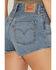 Image #4 - Levi's Women's 501® Original Medium Wash High Rise Denim Shorts, Medium Wash, hi-res