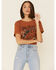 White Crow Women's Carmel Hotter Than A Pistol Graphic Tee , Cognac, hi-res
