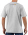 Image #4 - Carhartt Men's Signature Logo Shirt Sleeve Shirt - Big & Tall, Hthr Grey, hi-res