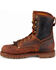 Image #3 - Carolina Men's 8" Waterproof Work Boots - Soft Round Toe, Brown, hi-res