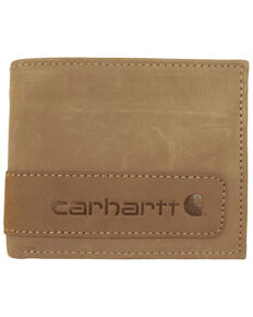 Carhartt Men's Two-Tone Billfold Wallet, Brown, hi-res