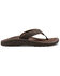 Image #1 - OluKai Men's Ohana Sandals, Dark Brown, hi-res