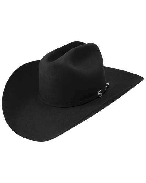 George Strait by Resistol Ox Bow 6X Felt Cowboy Hat, Black, hi-res