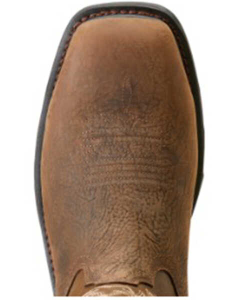 Image #4 - Ariat Men's WorkHog® Waterproof Work Boots - Composite Toe , Brown, hi-res