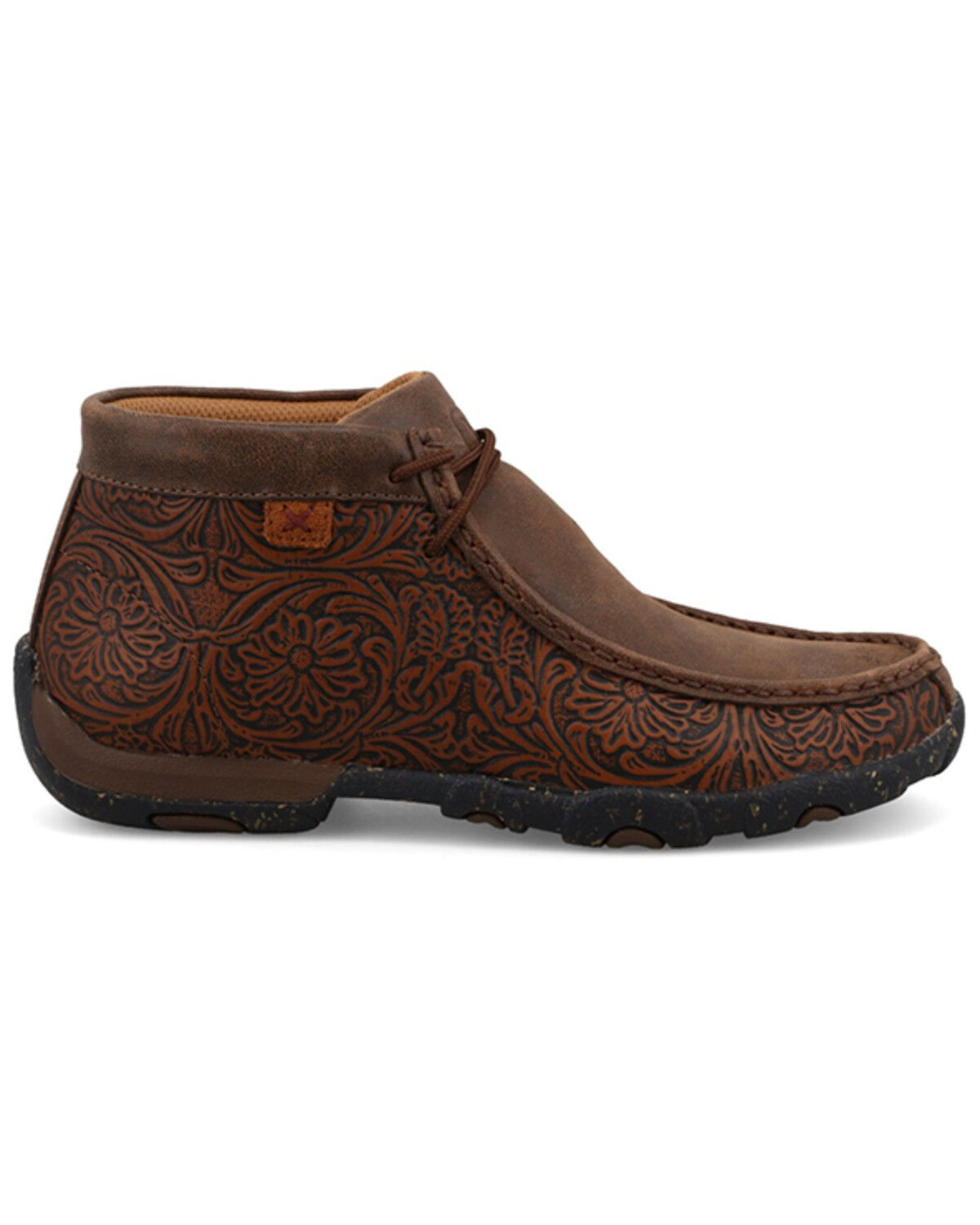 Image #2 - Twisted X Women's Chukka Driving Mocs, Brown, hi-res