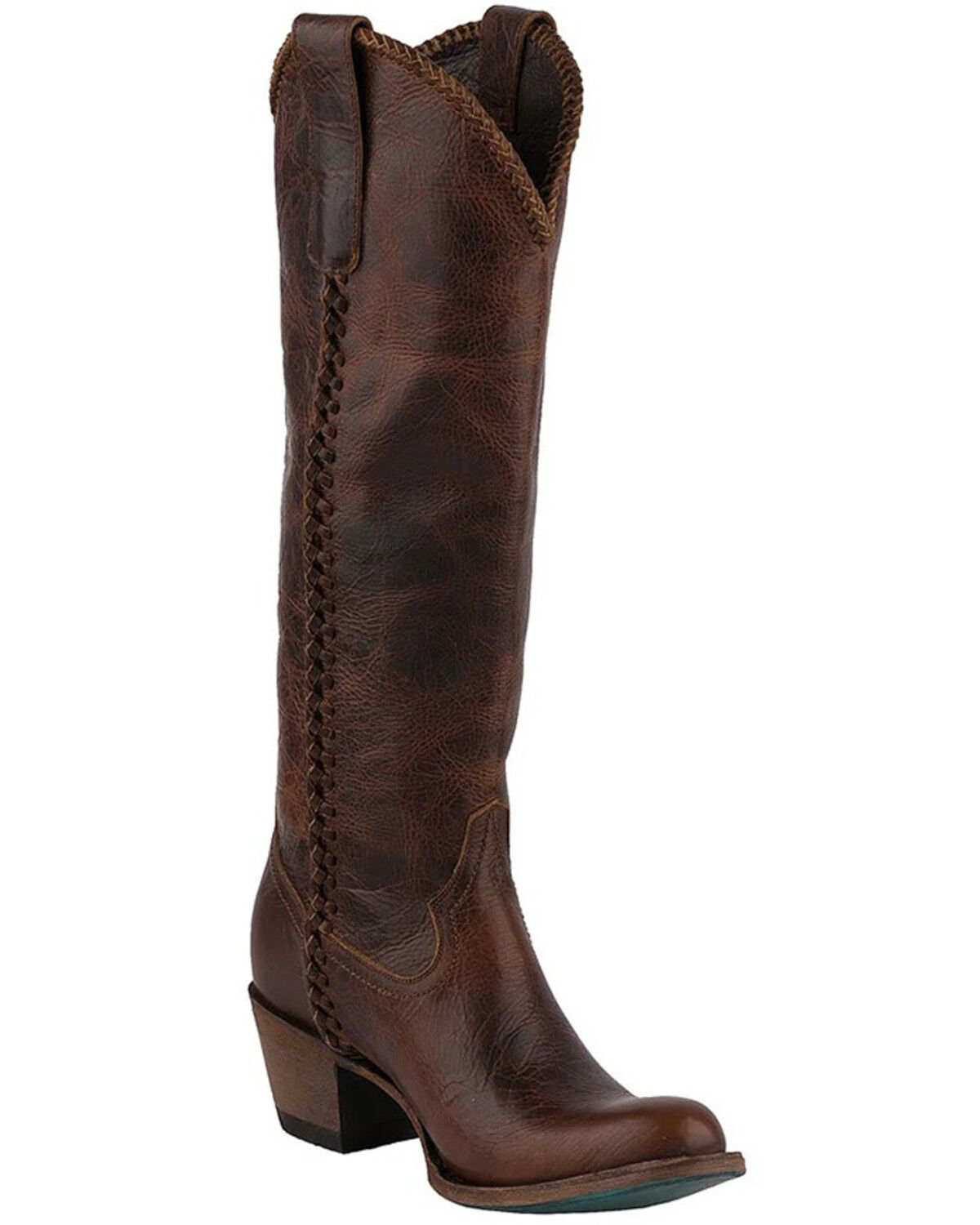 Image #1 - Lane Women's Plain Jane Western Boots - Round Toe, Cognac, hi-res