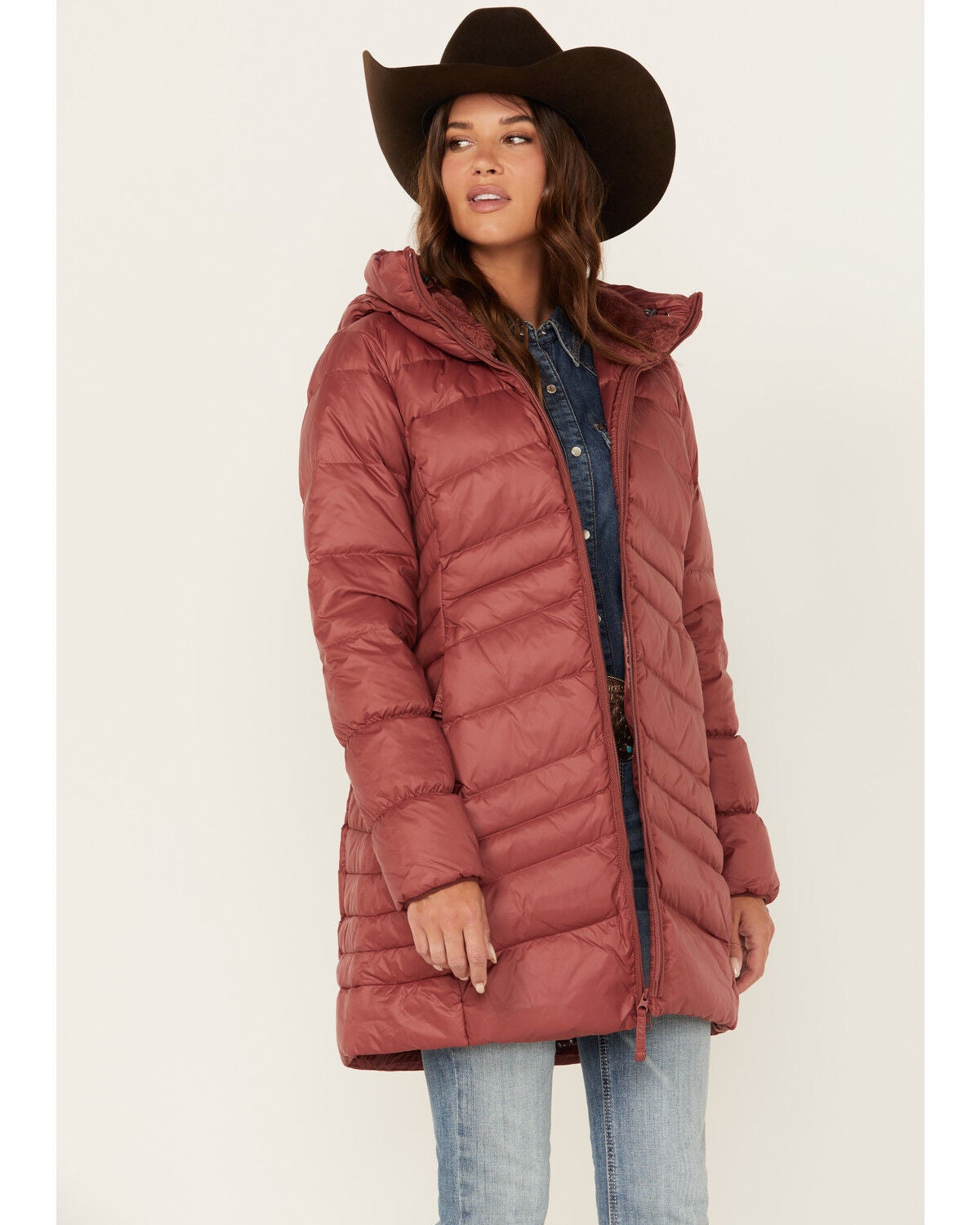 Columbia Women's Autumn Park™ Down Hooded Mid Jacket - Country