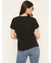 Image #4 - People of Leisure Women's Jelly Roll Beautifully Broken Short Sleeve Graphic Tee, Black, hi-res