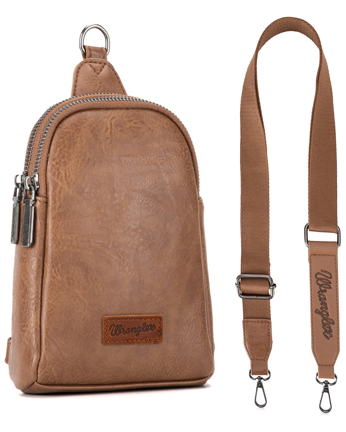 Image #2 - Wrangler Women's Mini Sling Bag, Tan, hi-res