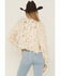 Image #4 - Skies are Blue Women's Feathered Cropped Jacket, Cream, hi-res