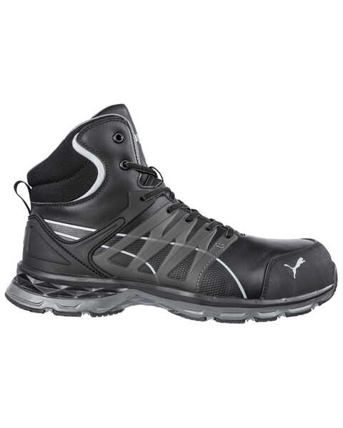 Puma Safety Men's Mid Velocity Work Shoes - Composite Toe, Black, hi-res
