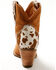 Image #5 - Dingo Women's Texas Charm Suede Western Booties - Round Toe, Camel, hi-res