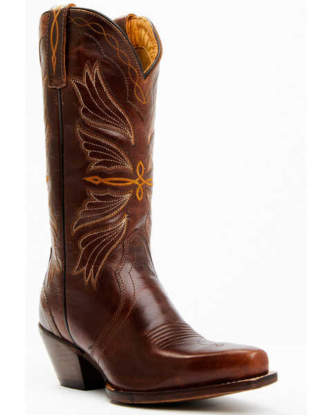 Myra Bag Women's Domingo Cereza Western Boots - Snip Toe, Brown, hi-res