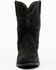 Image #4 - Cody James Cush Core® Men's Highland Roper Western Boots - Round Toe, Black, hi-res