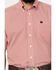 Image #3 - Cinch Men's Geo Print Short Sleeve Button-Down Western Shirt, Red, hi-res