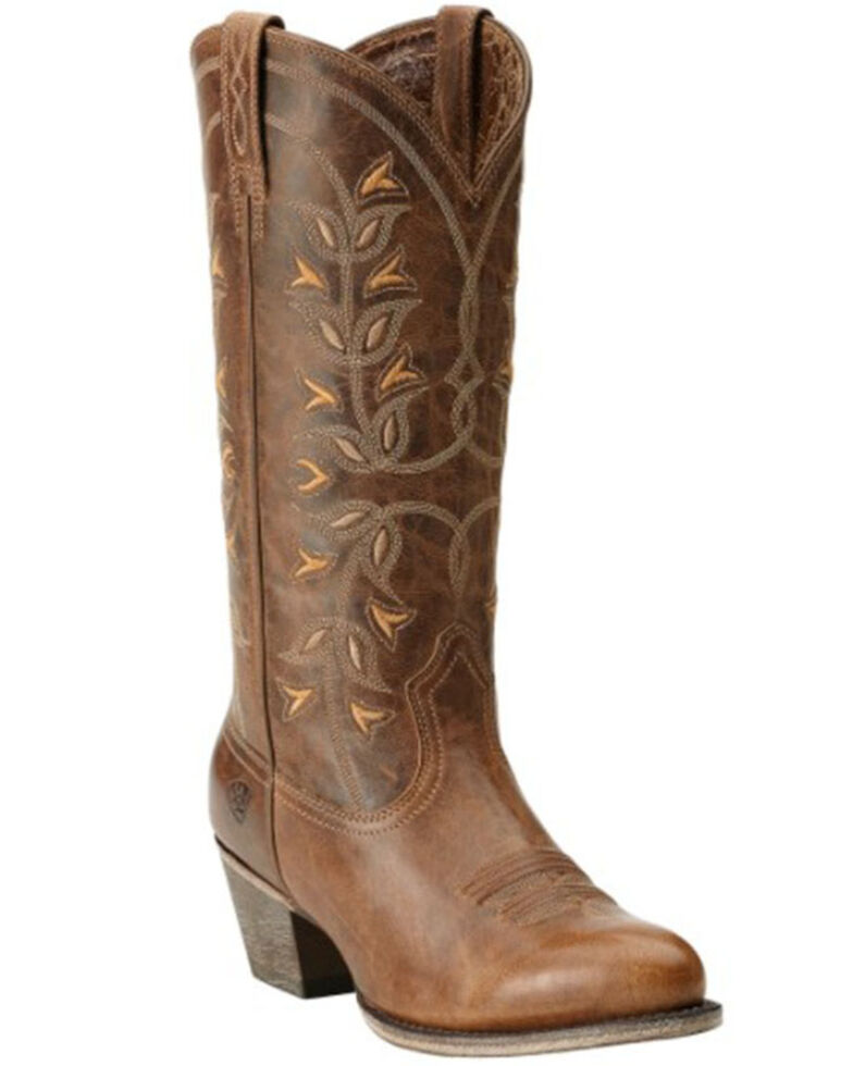 Ariat Women's Desert Holly Cowgirl Boots - Medium Toe, Brown, hi-res