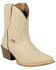 Image #1 - Justin Women's Dee Western Booties - Square Toe, Ivory, hi-res