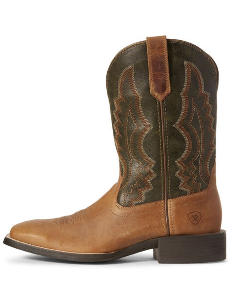 Ariat Men's Sport Riggin Western Boots Wide Square Toe Country