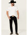Image #1 - Cody James Men's Fresian Dark Wash Stretch Tapered Slim Straight Jeans, Black, hi-res