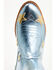 Image #6 - Wild + Rae Girls' Stars Western Boots - Round Toe, Blue, hi-res