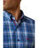 Image #3 - Ariat Men's Pro Series Jaxton Plaid Print Classic Fit Long Sleeve Button-Down Western Shirt , Blue, hi-res
