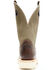 Image #5 - Double H Men's Domestic Roper Western Work Boots - Soft Toe, Brown, hi-res