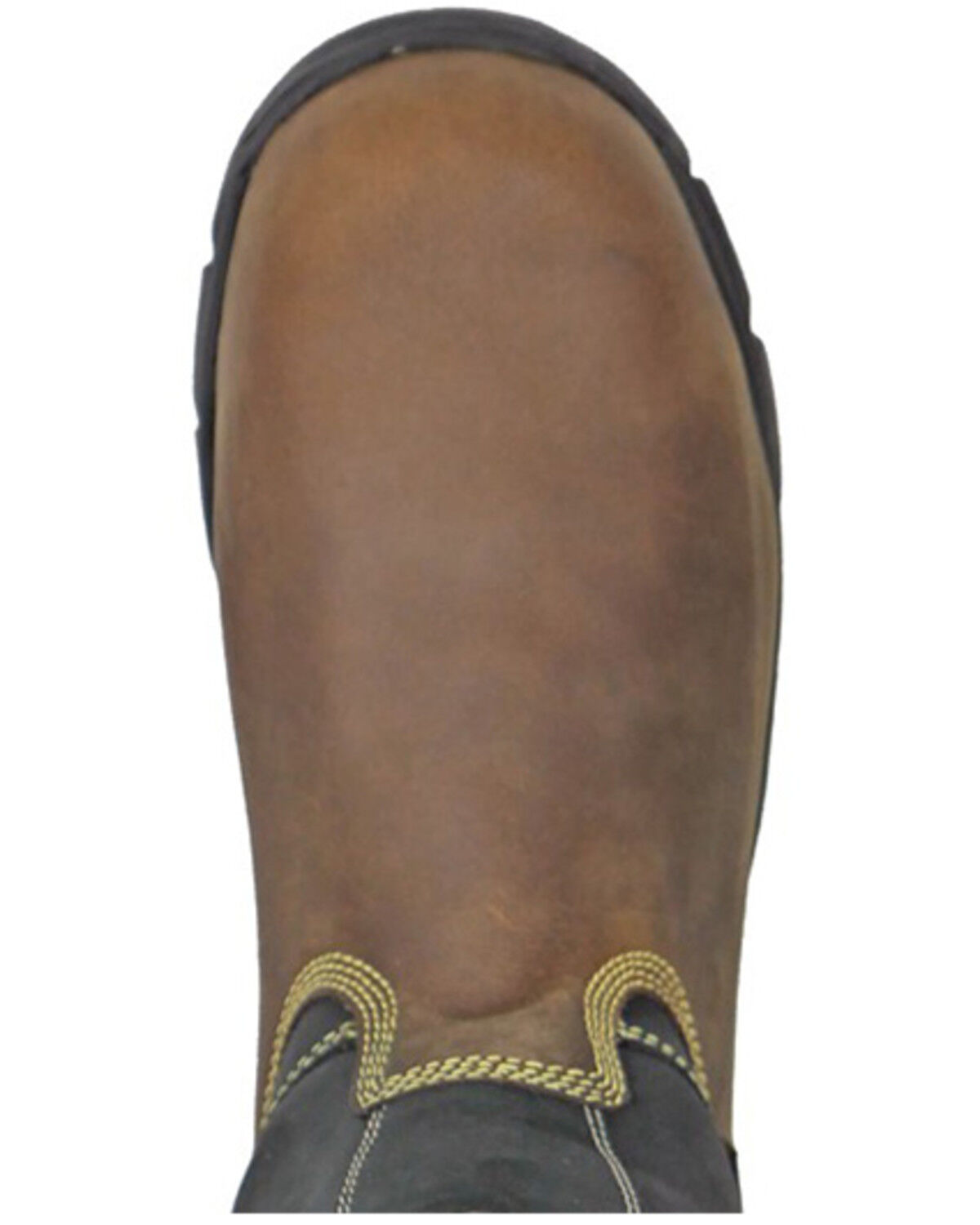 Image #6 - Hoss Men's Slag Waterproof Metguard Wellington Work Boots - Composite Toe, Brown, hi-res
