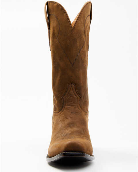 Image #4 - El Dorado Men's Bay Western Boots - Square Toe, Brown, hi-res