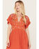 Image #2 - Free People Women's Maisle Maxi Dress, Dark Orange, hi-res