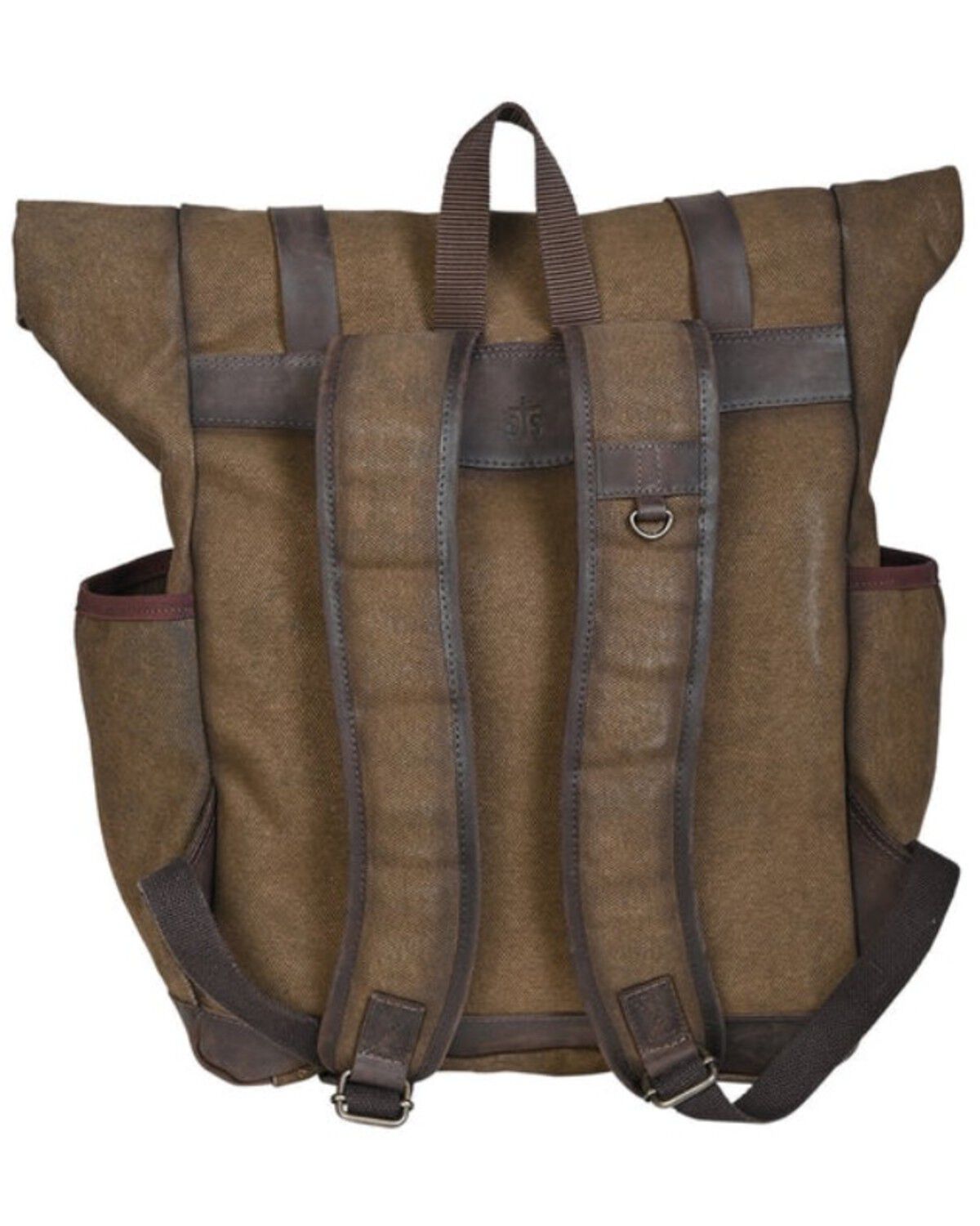 Image #2 - STS Ranchwear By Carroll Trailblazer Jeremiah Roll Backpack, Brown, hi-res
