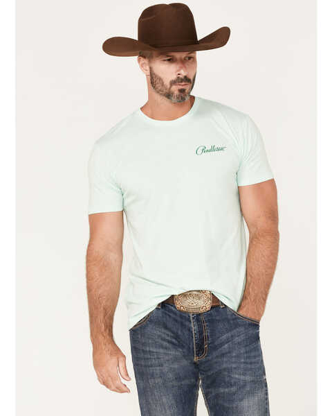 Pendleton Men's Yellowstone Graphic T-Shirt , Light Green, hi-res