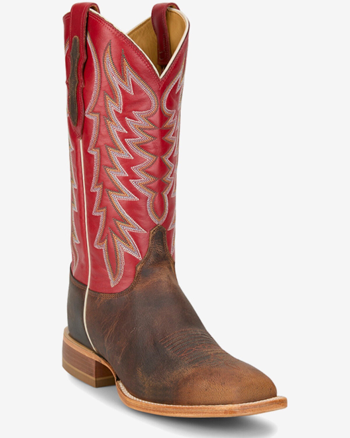 Image #1 - Justin Men's CPX Pocatello Performance Western Boots - Broad Square Toe, Tan, hi-res