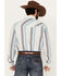Image #4 - Wrangler Retro Men's Striped Long Sleeve Snap Western Shirt, Cream, hi-res