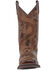 Image #4 - Laredo Women's Charli Performance Western Boots - Broad Square Toe, Distressed Brown, hi-res