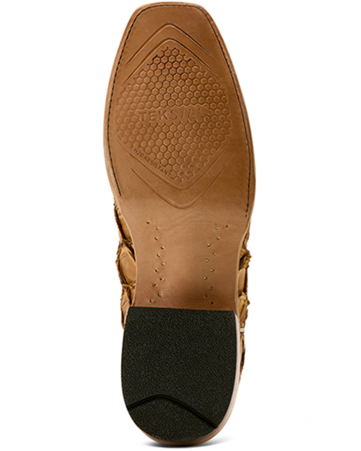 Image #5 - Ariat Men's Futurity Fame Exotic Pirarucu Western Boots - Square Toe, Brown, hi-res