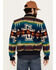 Image #3 - Pendleton Men's Quilted Gorge Printed Snap Jacket, Royal Blue, hi-res