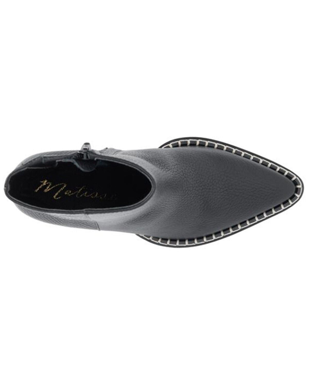 Image #6 - Matisse Women's Katy Western Booties - Round Toe, Black, hi-res