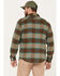 Image #4 - Brixton Men's Bowery Plaid Print Long Sleeve Button-Down Flannel Shirt, Olive, hi-res