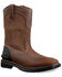 Image #1 - Carhartt Men's 11" Montana Water Resistant Wellington Work Boots - Steel Toe, Brown, hi-res