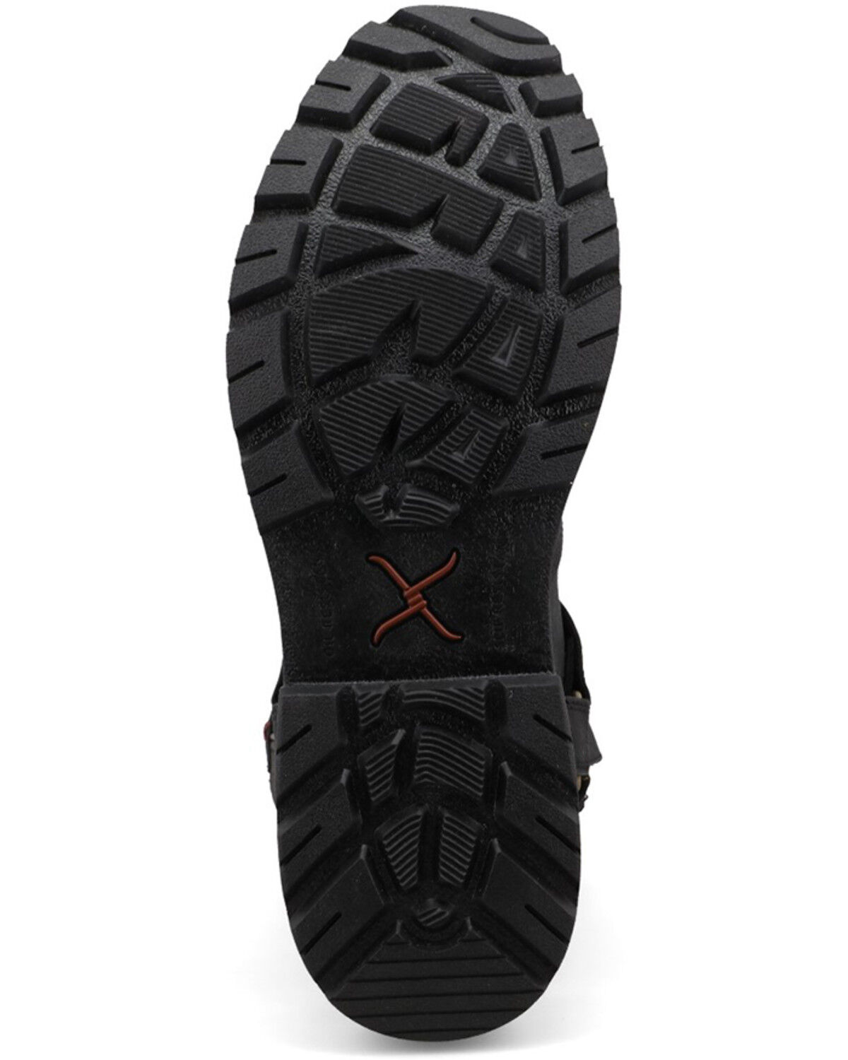 Image #7 - Twisted X Men's 8" Tech X™ Waterproof Motorcycle Boots - Square Toe, Black, hi-res