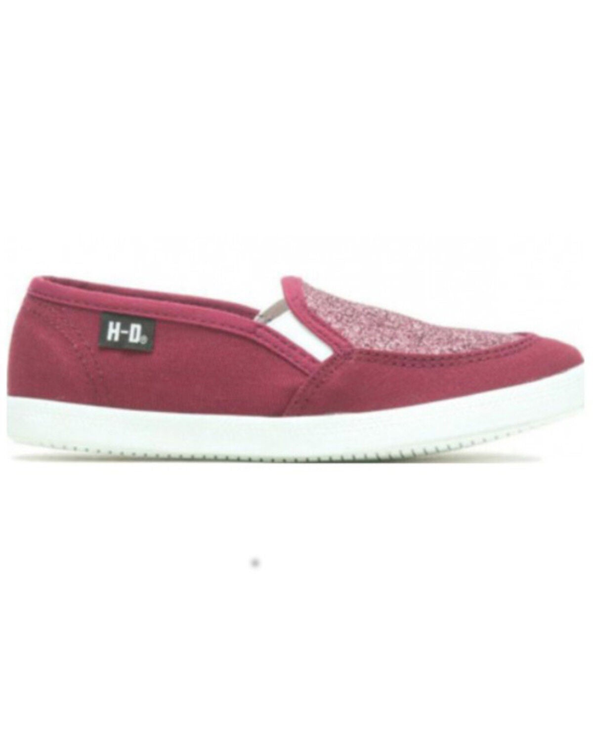 Harley Davidson Boys' Gridley Slip-On Sneakers, Wine, hi-res