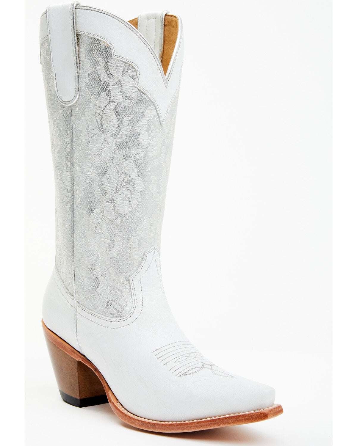 Shyanne Women's Billie Western Boots - Snip Toe, White, hi-res