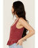 Image #2 - Free People Women's Roller Tank, Maroon, hi-res