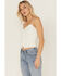 Image #3 - Idyllwind Women's Lace Trim Cami, Ivory, hi-res