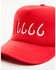 Image #2 - Four Sixes Women's Logo Embroidered Ball Cap, Red, hi-res