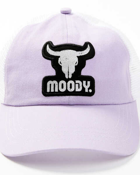 Idyllwind Women's Moody Steer Head Mesh Back Ball Cap, Lavender, hi-res