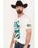Image #2 - RANK 45&reg; Men's Logo Graphic Short Sleeve T-Shirt, Light Blue, hi-res